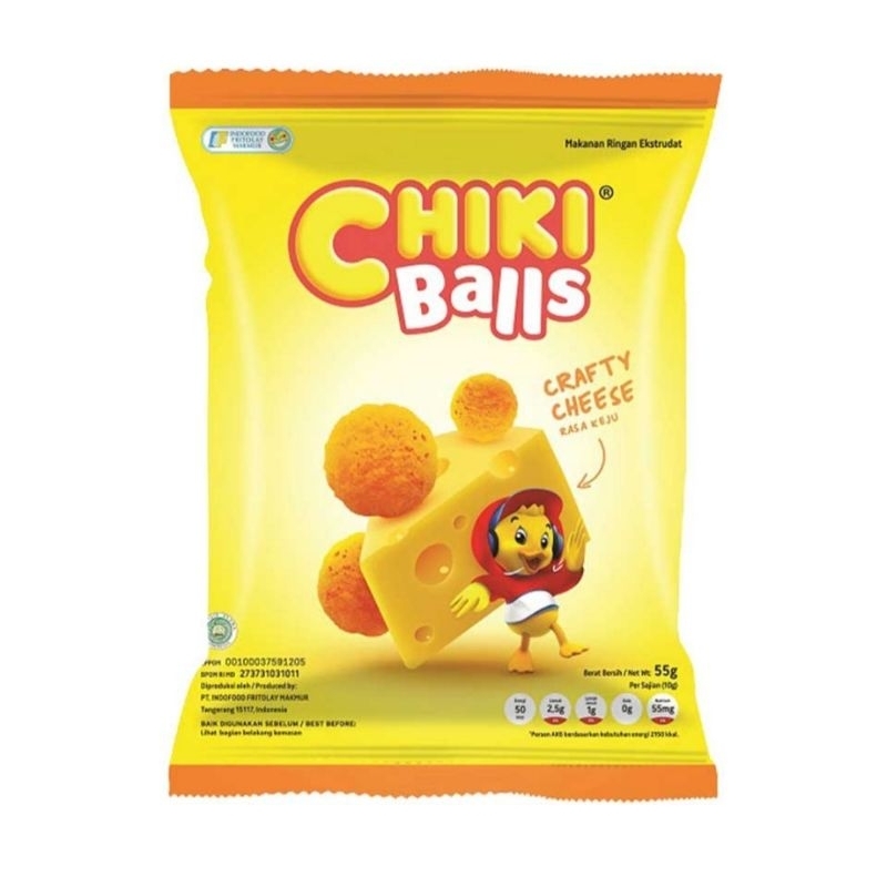 

Chiki Balls Makanan Ringan Cheeky Chicken 55 gram
