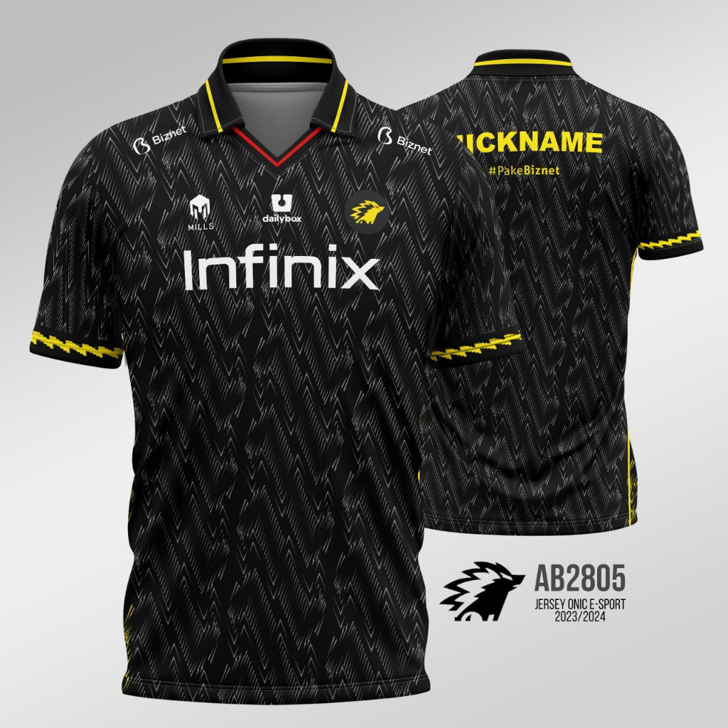 Jersey ONIC E-sport 2023 - 2024 - Away & Home Fullprint