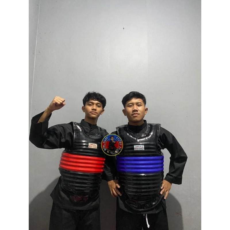 (Sepasang) Body Jawara Velcro body protector silat aturan baru JAWARA Pelindung tubuh pencak silat