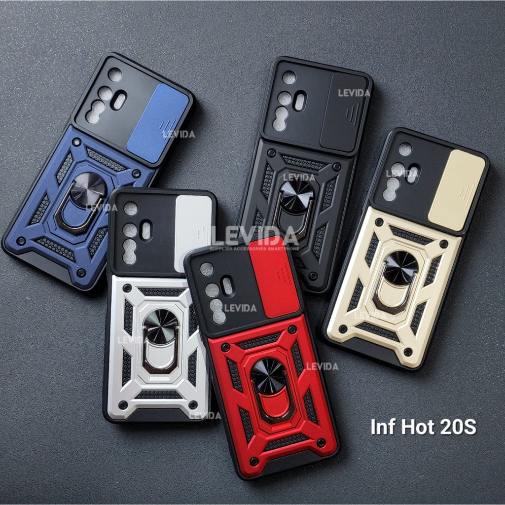 Case For Infinix Hot 11 Infinix Hot 8 Case Robot slide Protect Kamera Case Infinix Hot 11 Infinix Ho