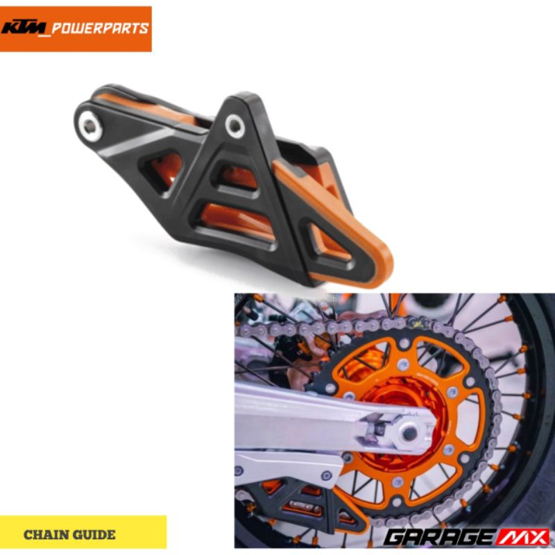 CHAIN GUIDE KTM ORIGINAL POWERPARTS - TENSIONER RANTAI KTM