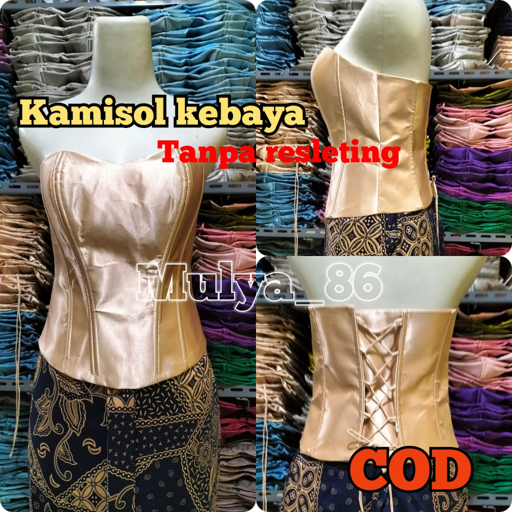 Longtorso NON sleting/Kamisol/Kemben/Bustier Daleman kebaya