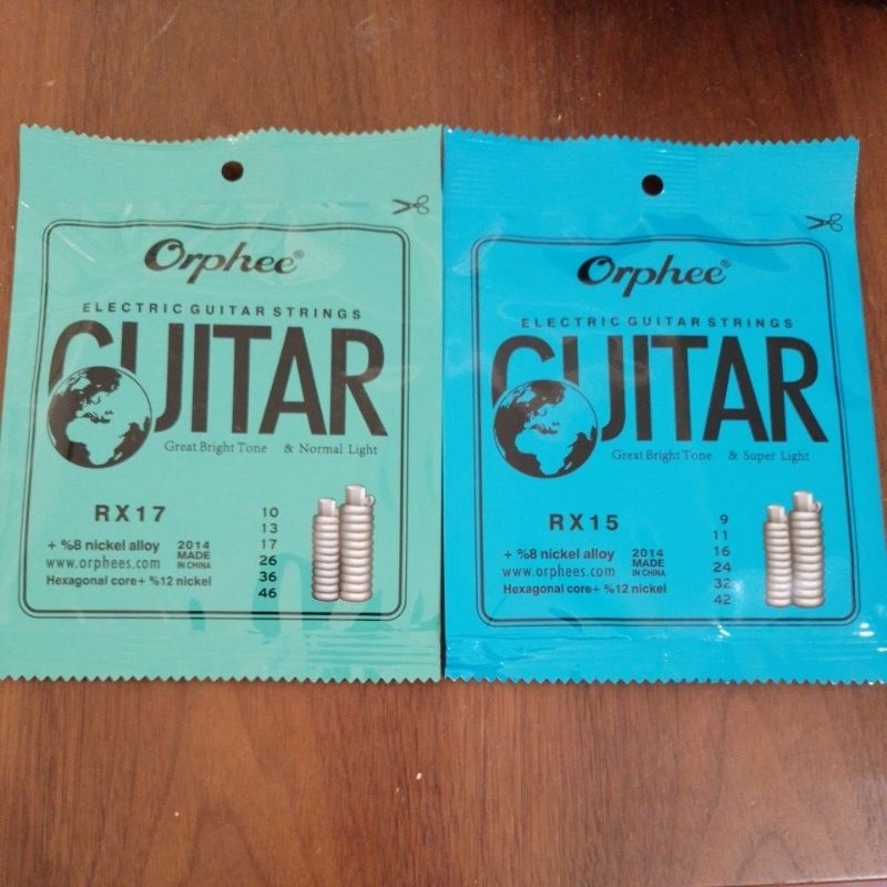 Senar Gitar Elektrik Orphee RX15 RX17