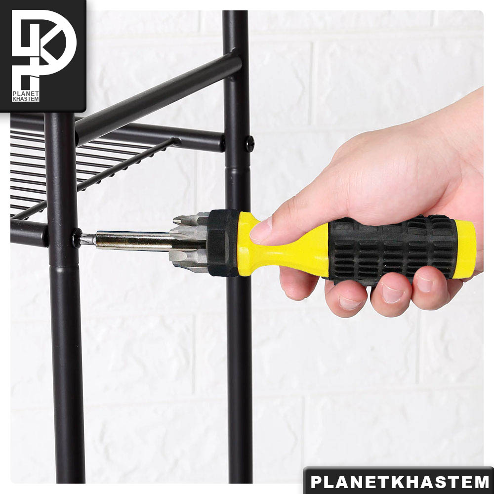 Obeng Set Anti Slip Plus Minus 6 Mata Obeng +- Obeng Besar - Obeng Set