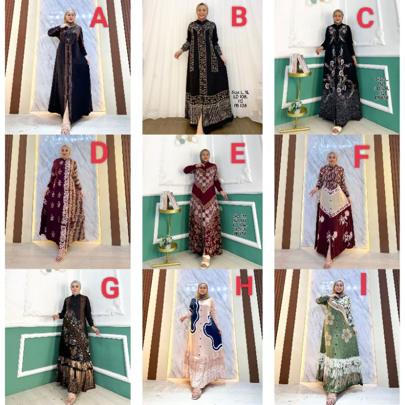 GAMIS TWIL ORI ADEM/MOTIF CANTIK/MURAH BERKUWALITAS