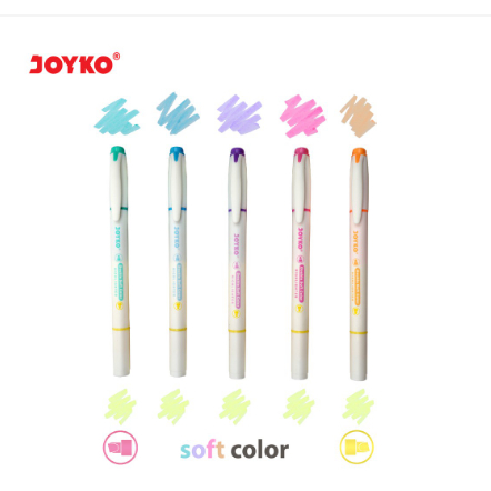 

[TOSERBA_EMAK] - Highlighter JOYKO HL-46 isi 5 Mixed Color