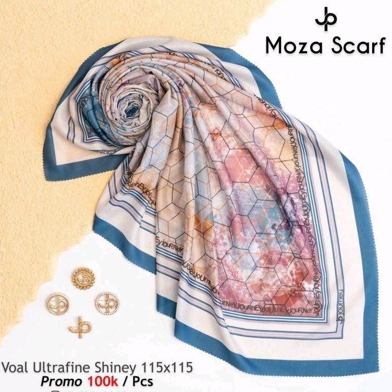 HIJAB JOURNEY ORI TERBARU MOTIF MOZA