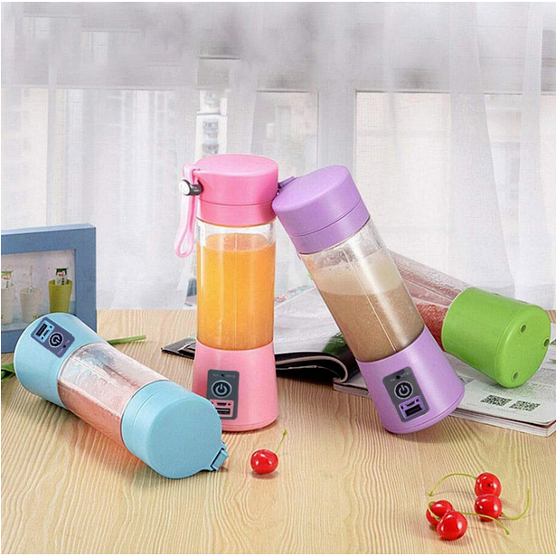 Blender Juicer Blender Mini Portable USB Blender Mini Juicer 2 Mata Pisau