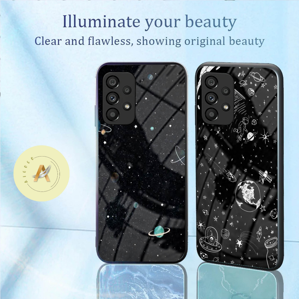 Softcase Glass Samsung A53 A14 A24 A34 A54 A14- GK45 - Case HP Samsung A53 A54 A14 - Case Samsung A5