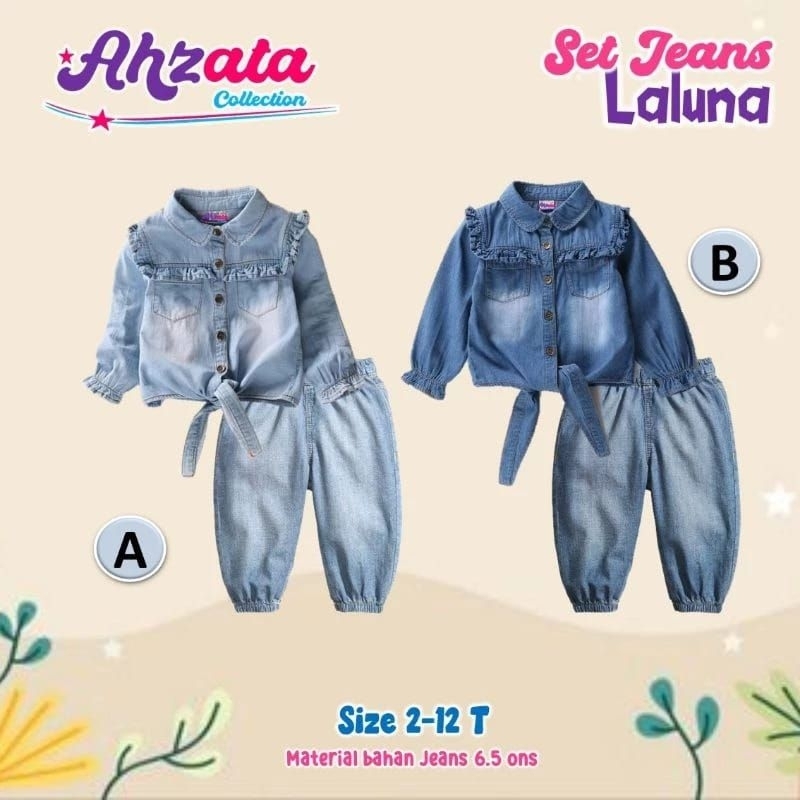 Set Jeans Laluna By Ahzata