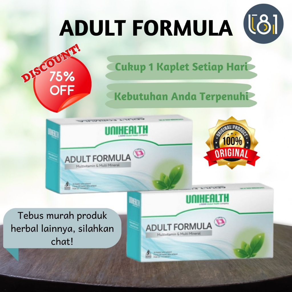 Adult formula vitamin untuk lansia