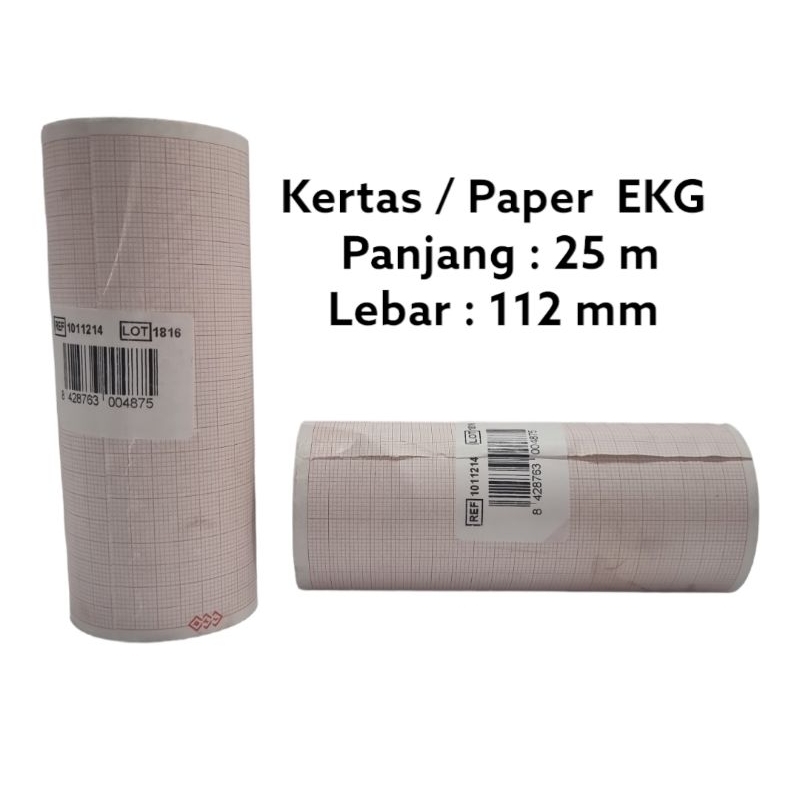 

Kertas EKG BTL Uk. 58mm/112mm/210mm Roll