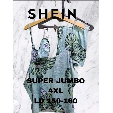 Baju Shein Piyama Baju 4XL Tidur One Set Super Big Size LD 150-160 Plus Size Jumbo