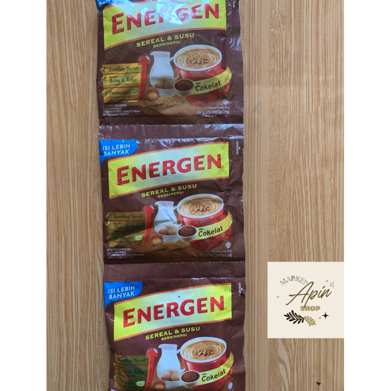 

ENERGEN coklat 34gram