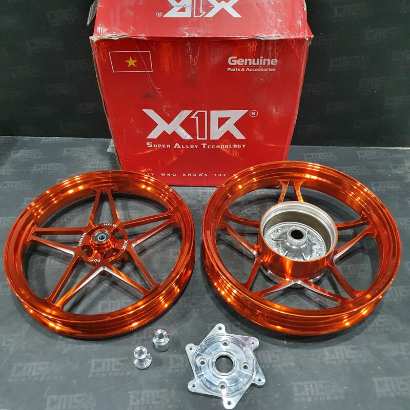 Velg Velek X1R Model Bintang Aluminium CNC Honda Vario 160