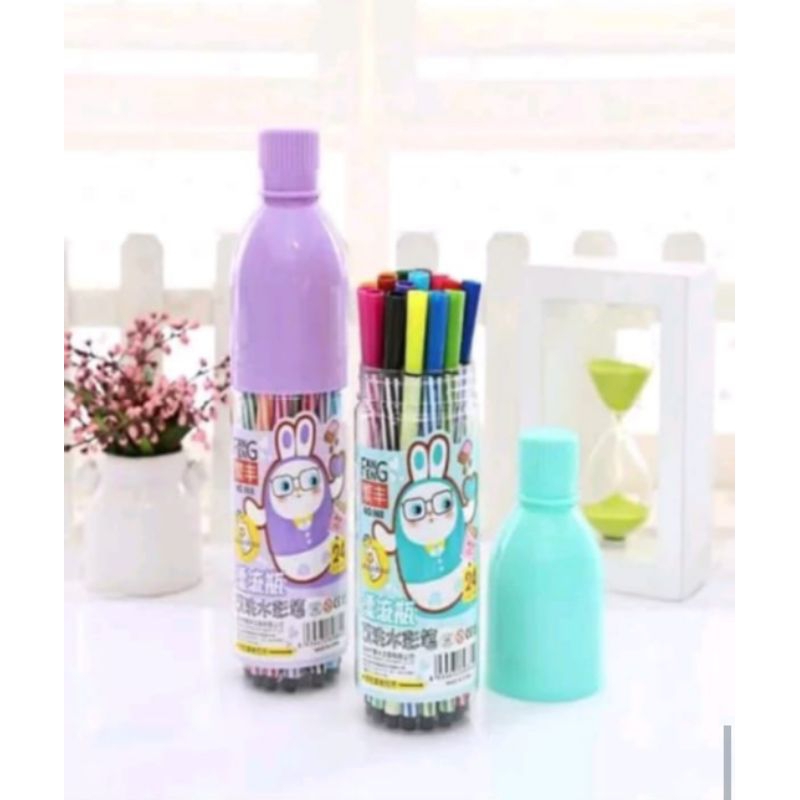 

MS Spidol warna warni kemasan botol alat lukis alat tulis anak isi 12 pcs