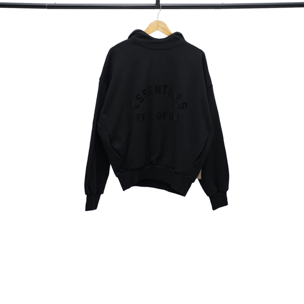 ESSENTIALS Black Jet Hoodie Authentic / Jaket Branded Essentials Original