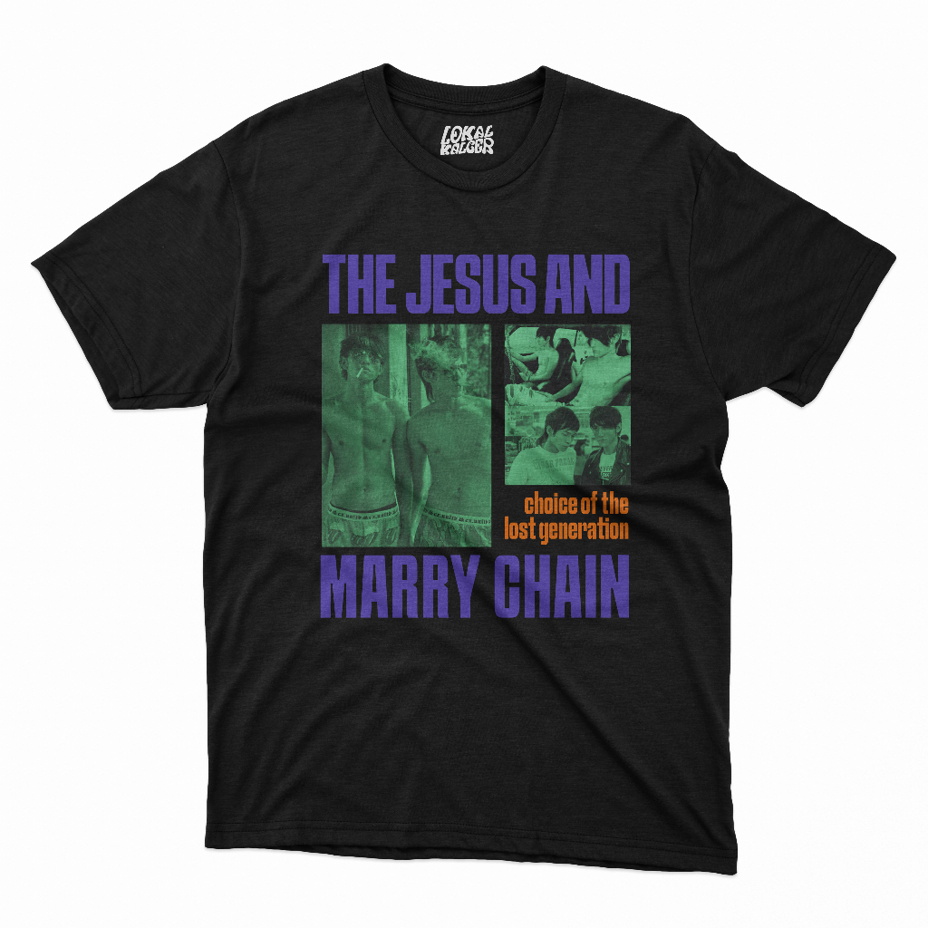 Tshirt - THE JESUS AND MARRY CHAIN VINO JUNOT | Kaos Band | BAJU MUSIK PARODI CATATAN AKHIR SEKOLAH 