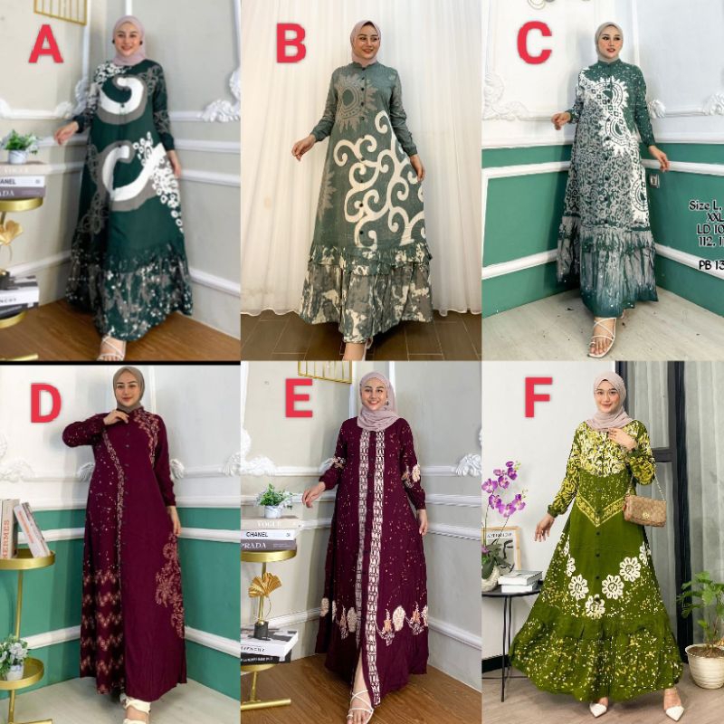 GAMIS TWIL ORI ADEM/MOTIF CANTIK/MURAH BERKUWALITAS