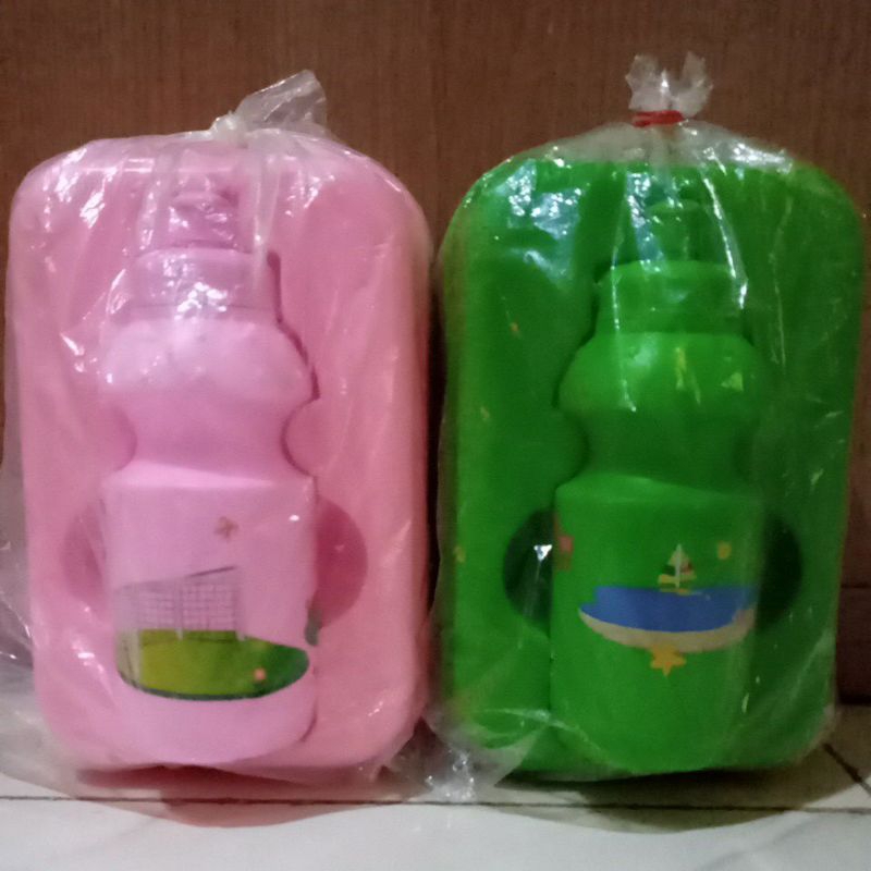 Tempat Makan Besar Jumbo + Tumbler Tempat Minum Sedot Anak