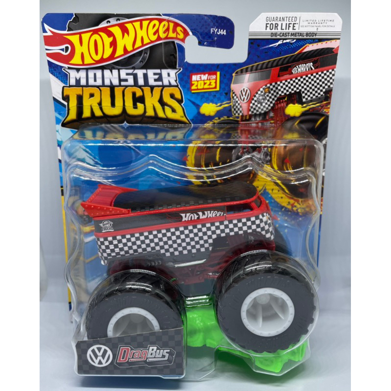 Hot Wheels Monster Trucks Drag Bus Skala 64 DragBus Hotwheels Truck