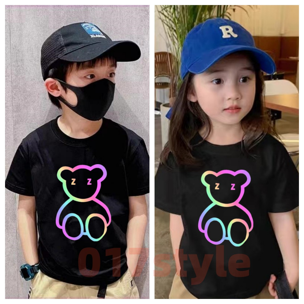 Kaos Distro Anak Laki-Laki Reflektive Rainbow Nyala - Kaos Anak Nyala - Tshirt Anak Katun Adem