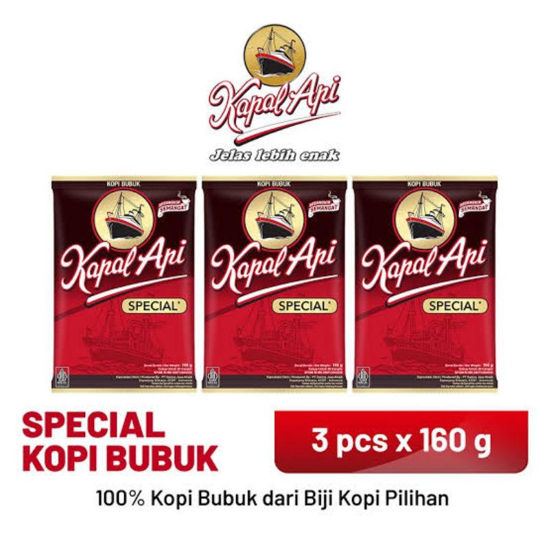 

kapal api 160gr 3 pcs