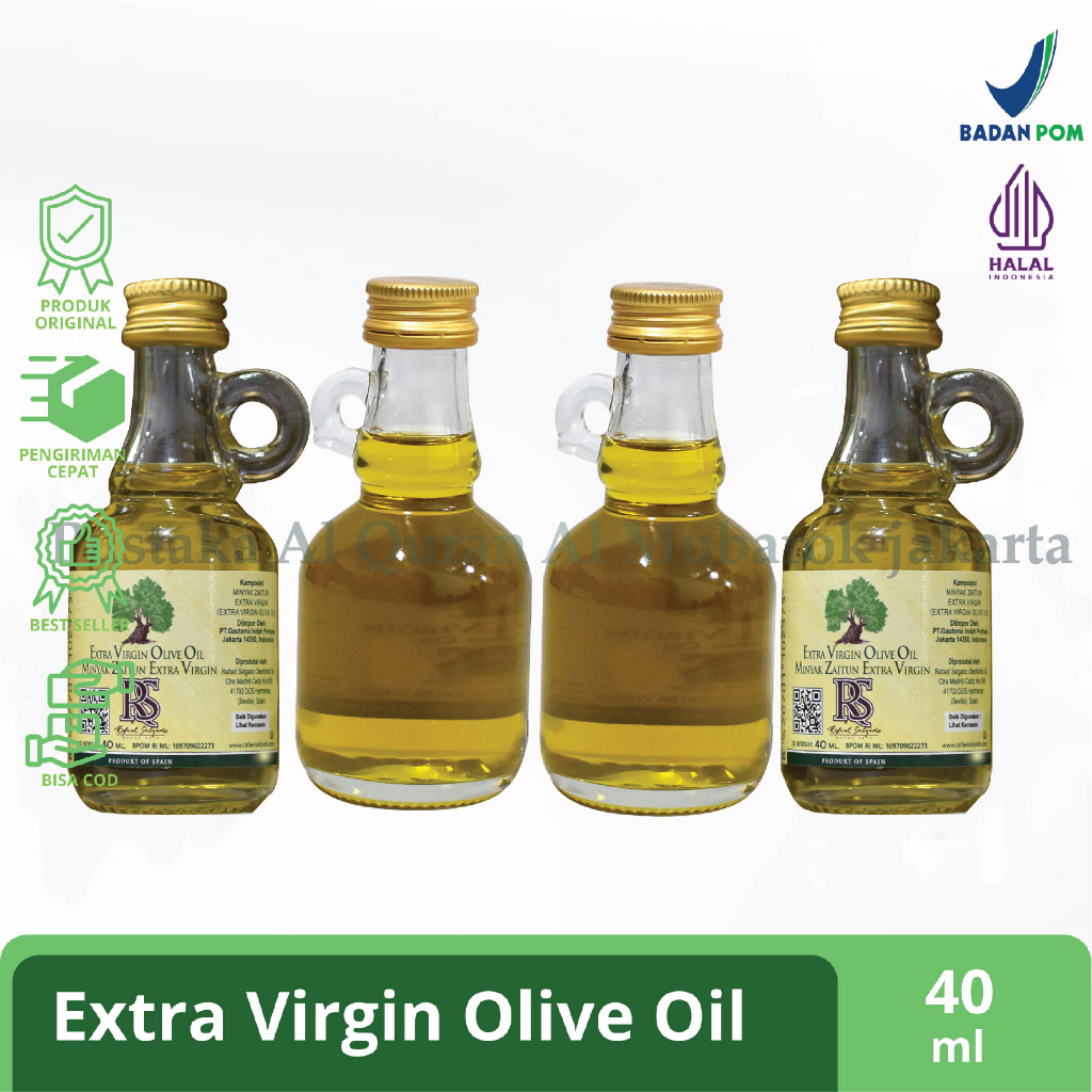 

Virgin Olive Oil Extra Virgin 40 Ml Minyak Zaitun Original Daya Tahan Tubuh Vitamin Untuk Kesehatan Multivitamin