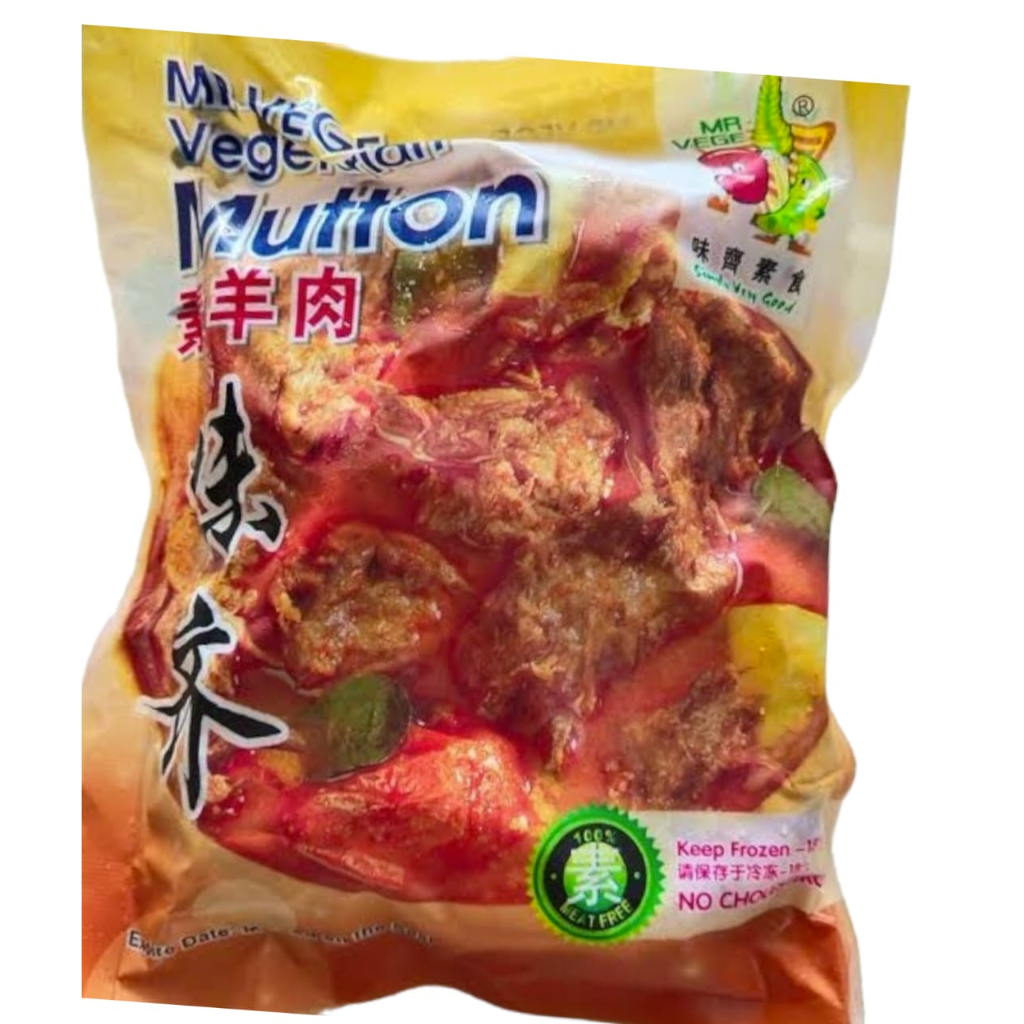 

Mr vege mutton 900gr / daging kambing vegetarian 900gr