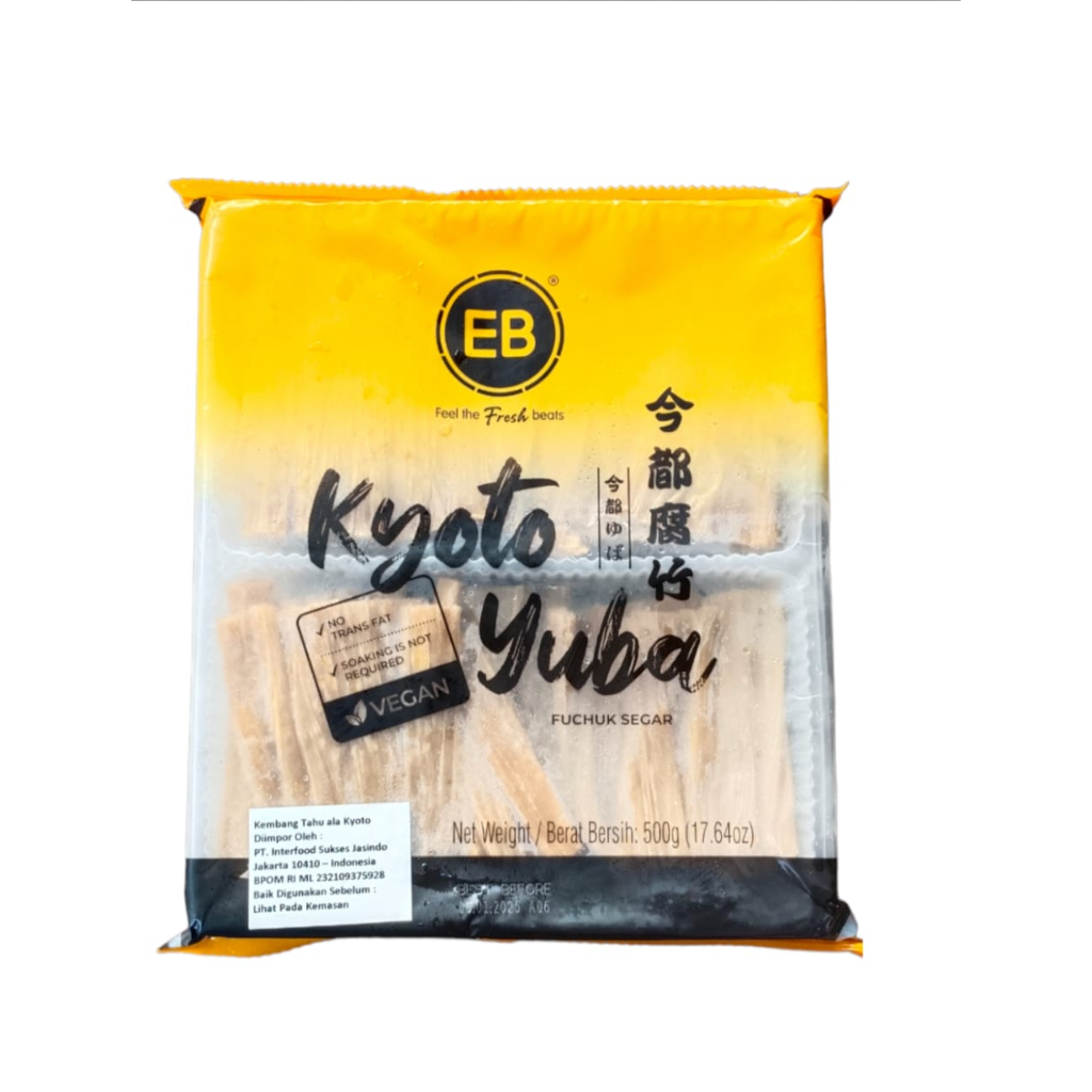 

Everbest kyoto yuba / fuchuk segar vegan 500gr