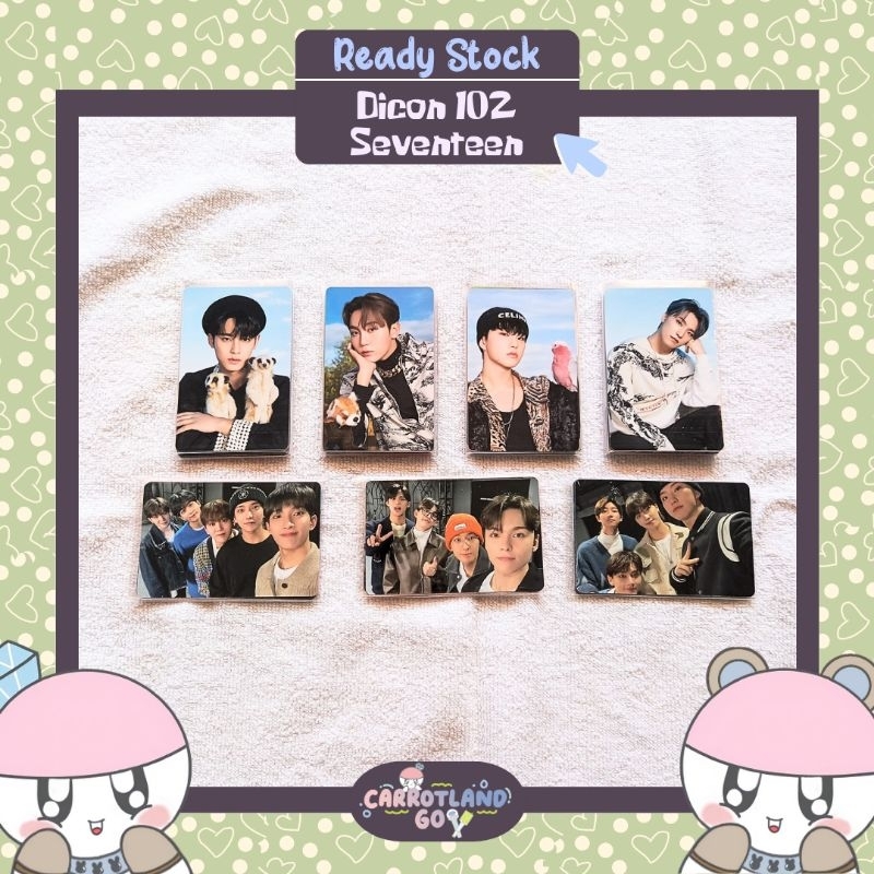 [READY STOCK] DICON 102 D'FESTA MINI EDITION SEVENTEEN MINGYU, HOSHI, SEUNGKWAN, DINO, VOCAL, PEPO, 