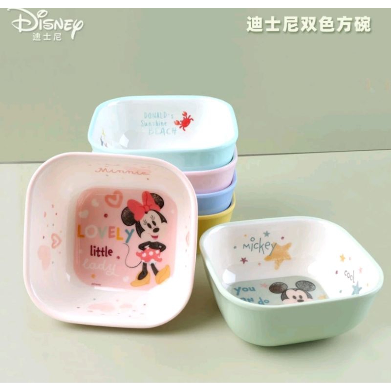 mangkok premium melamin kotak melamine import karakter mickey dumbo