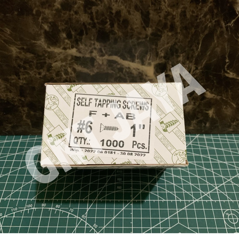 Skrup philip Fab 6 x 1" (2,5cm ) sekrup screw pilip