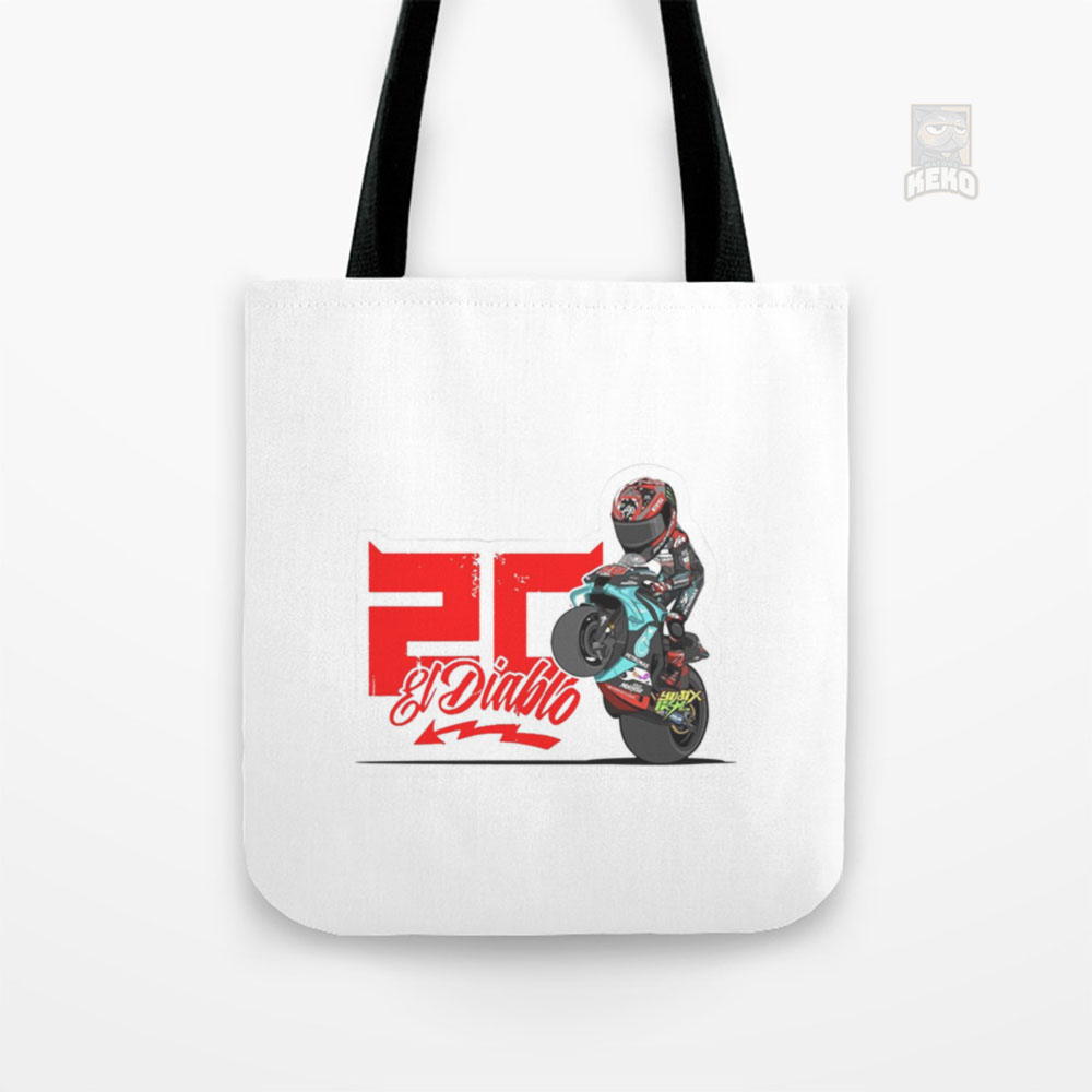 Fabio Quartararo Tote Bag Kanvas