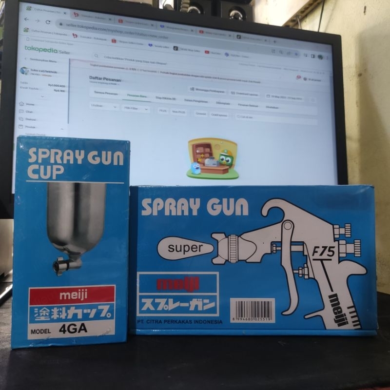 SPRAY GUN MEIJI F75 ~ original