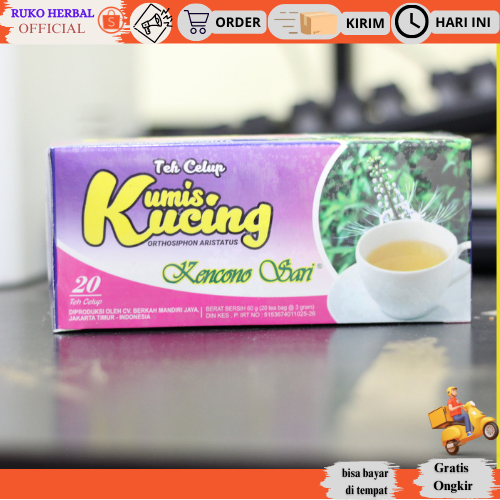 

Teh Celup Kumis Kucing Kencono Sari Asli Original