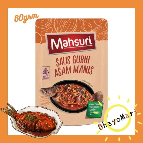 

Mahsuri saus gurih asam manis / Mahsuri Sweet and Sour sauce 60grm
