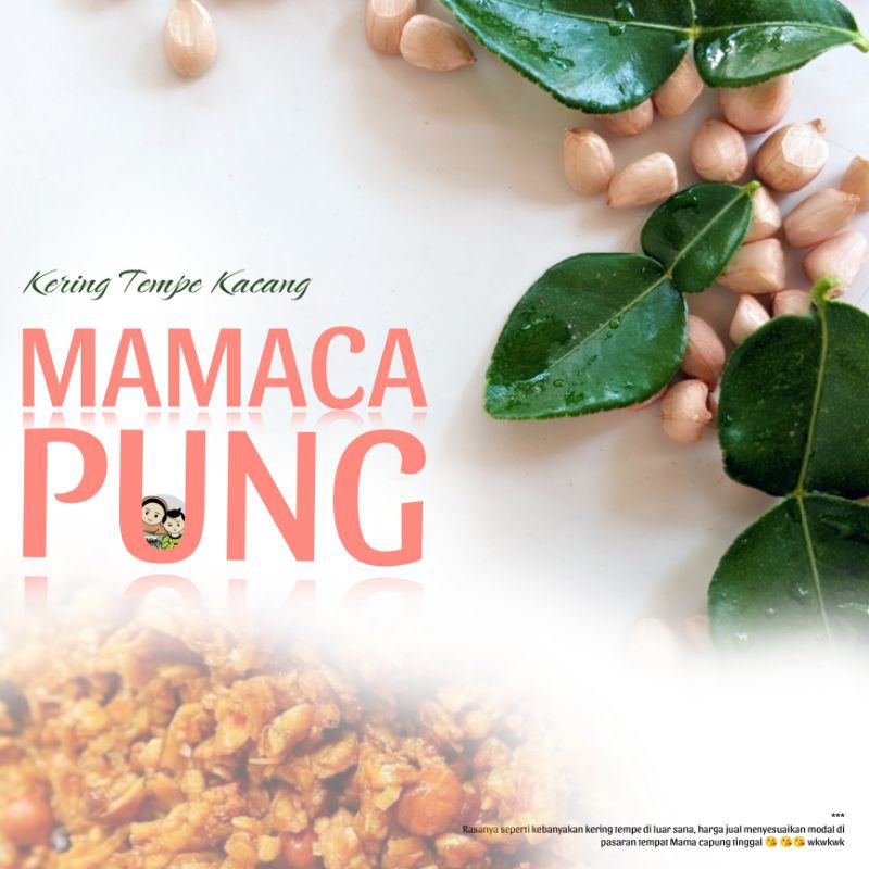 

Kering Tempe Kacang Pedas Manis Mamacapung | 600 gram