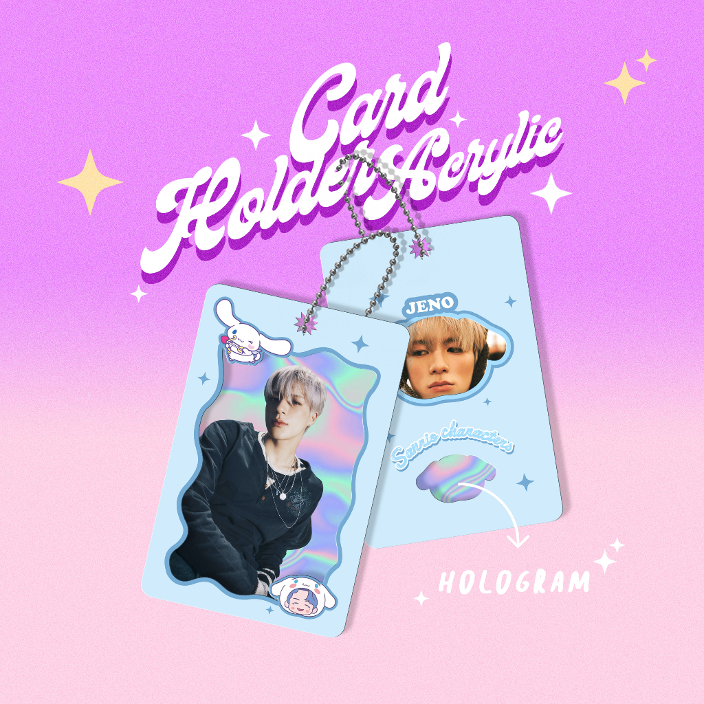 PC HOLDER/PHOTOCARD HOLDER  ACRYLIC NCT DREAM SANRIO CHARACTER