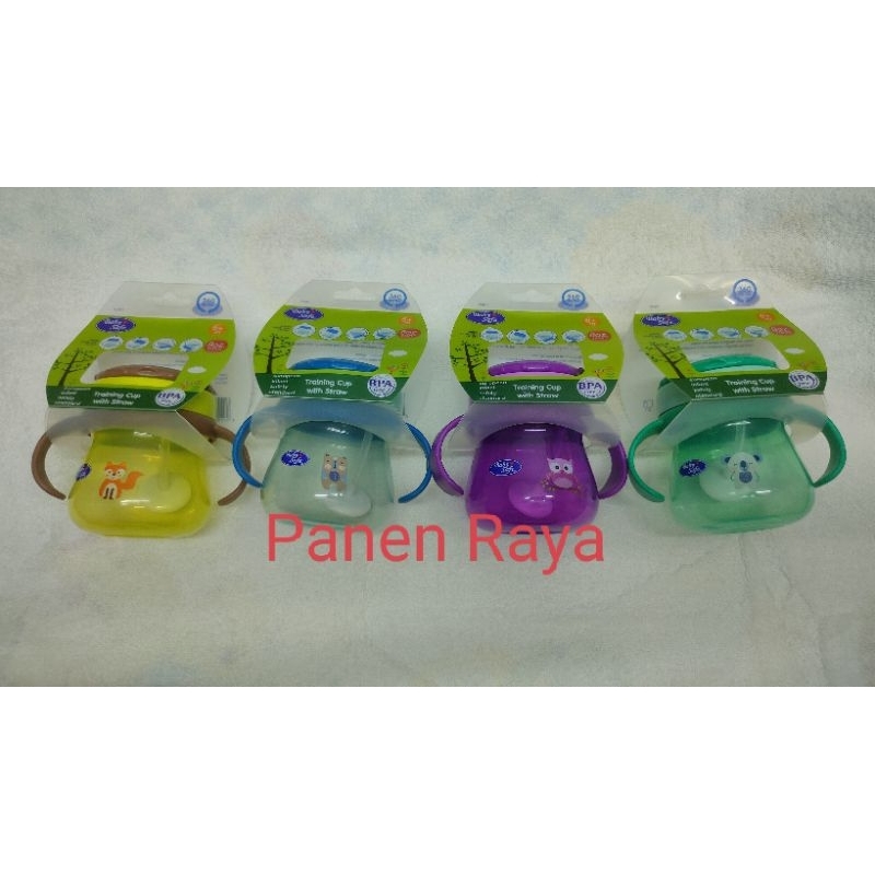 Botol Minum Sedotan Baby Safe JP019  /  Baby Safe Training Cup With Straw JP019