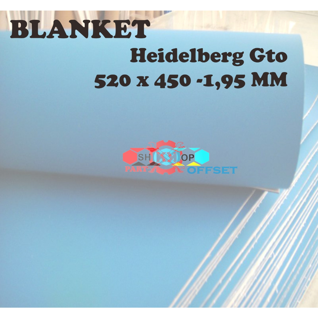 Blanket mesin cetak offset gto 52