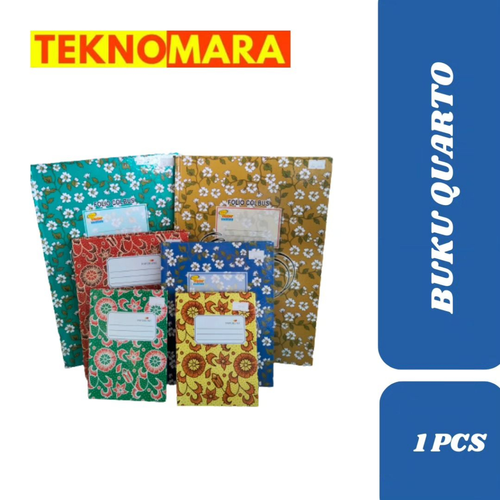 

Buku Kwarto Vision Isi 100/200/50 Bergaris /Hard Cover