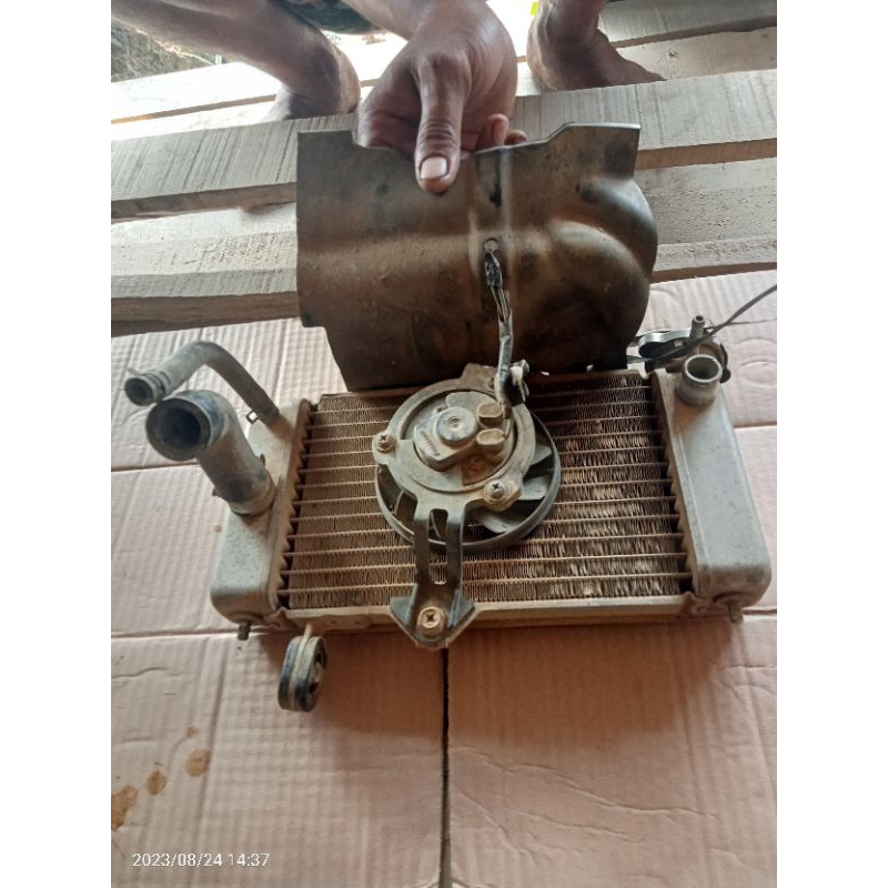 radiator Vixion lama original