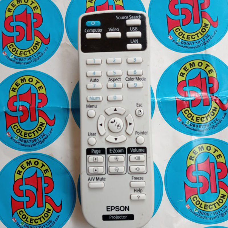Remote projector epson