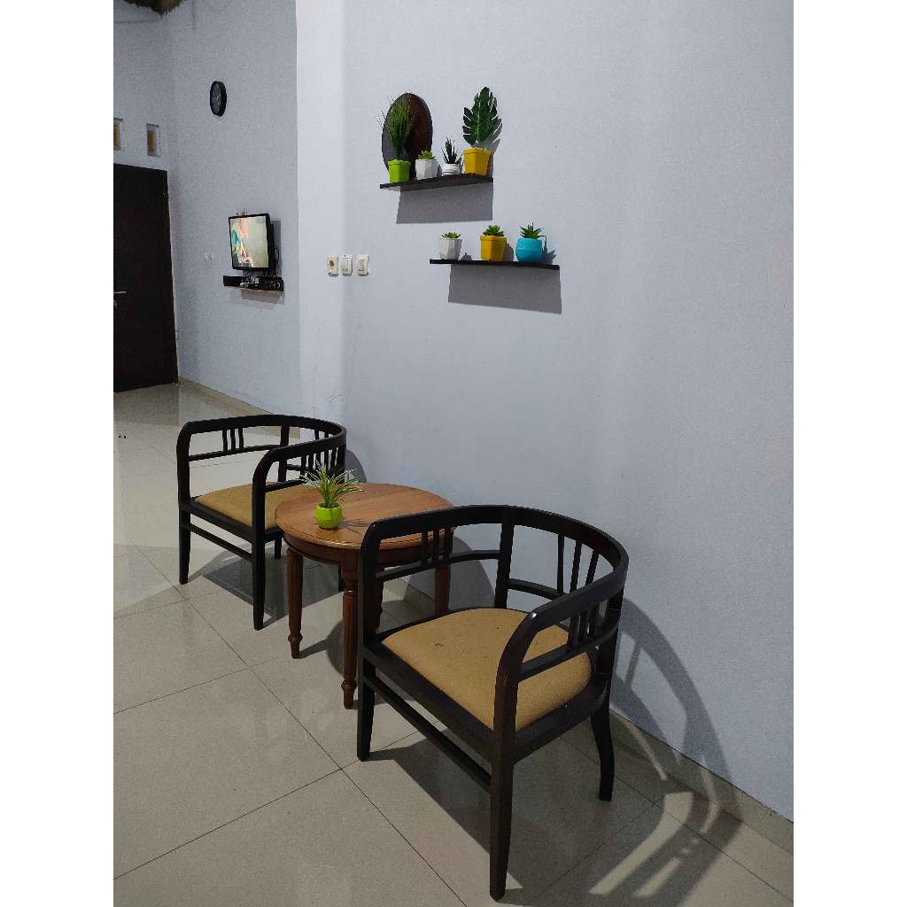 REAL PICT SET MEJA KURSI TAMU JATI/ SET MEJA KURSI TERAS JATI DUDUKAN BUSA