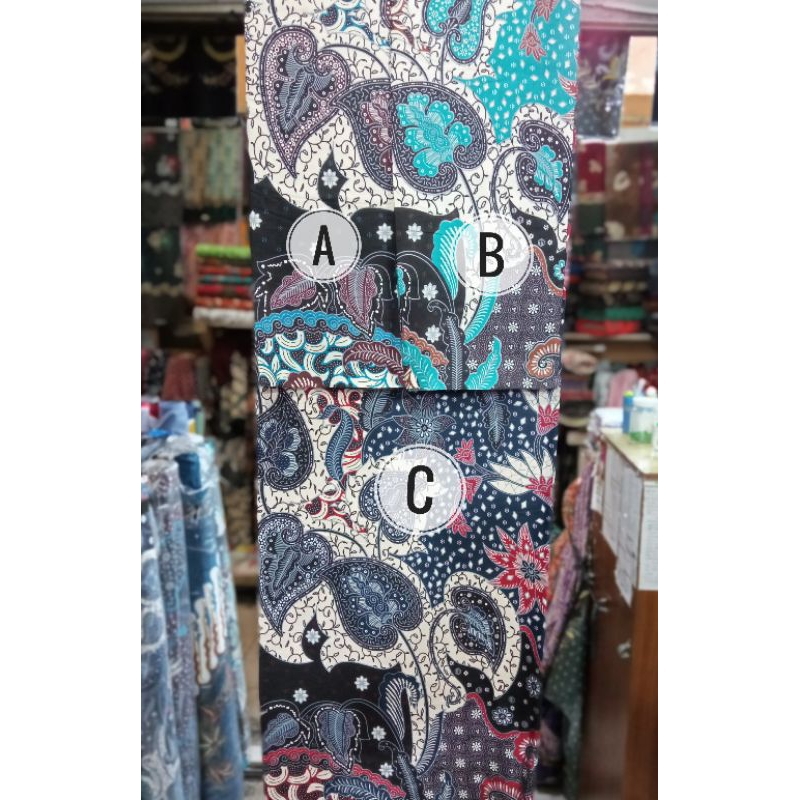 Kain Batik Meteran Bahan Katun Halus Seragam Pkk Sarimbit Kantor Gamis Kemeja Batik