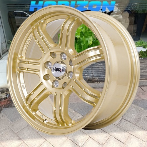 velg mobil racing ring 16 hsr SIAK GOLD jazz brio avanza xenia raize