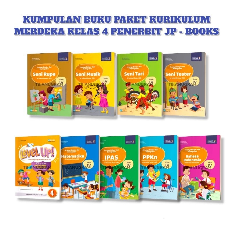 JP-BOOKS BUKU KURIKULUM MERDEKA UNTUK SD / MI KELAS 4