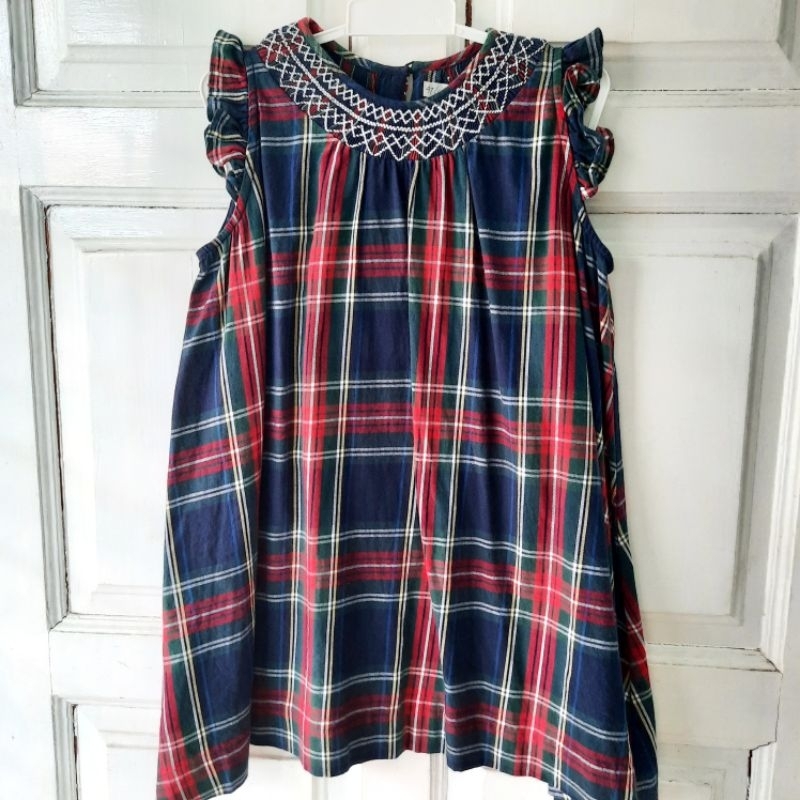 6-7 Tahun Preloved Infant Love Smocked Dress Anak Bishop