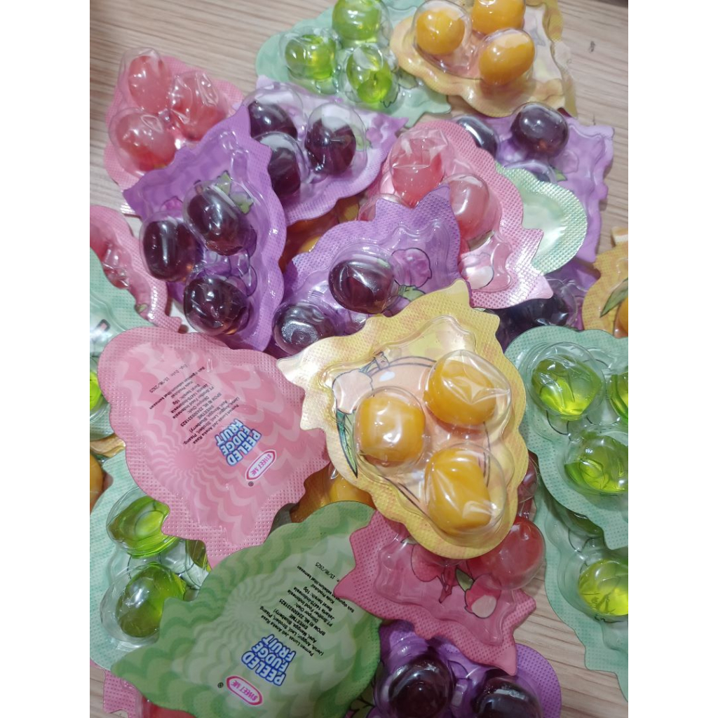 ECERAN Permen Lunak Peeled Fudge Fruit Jeli Aneka Rasa per 10PCS